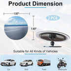 360-Degree Adjustable Blind Spot Mirrors