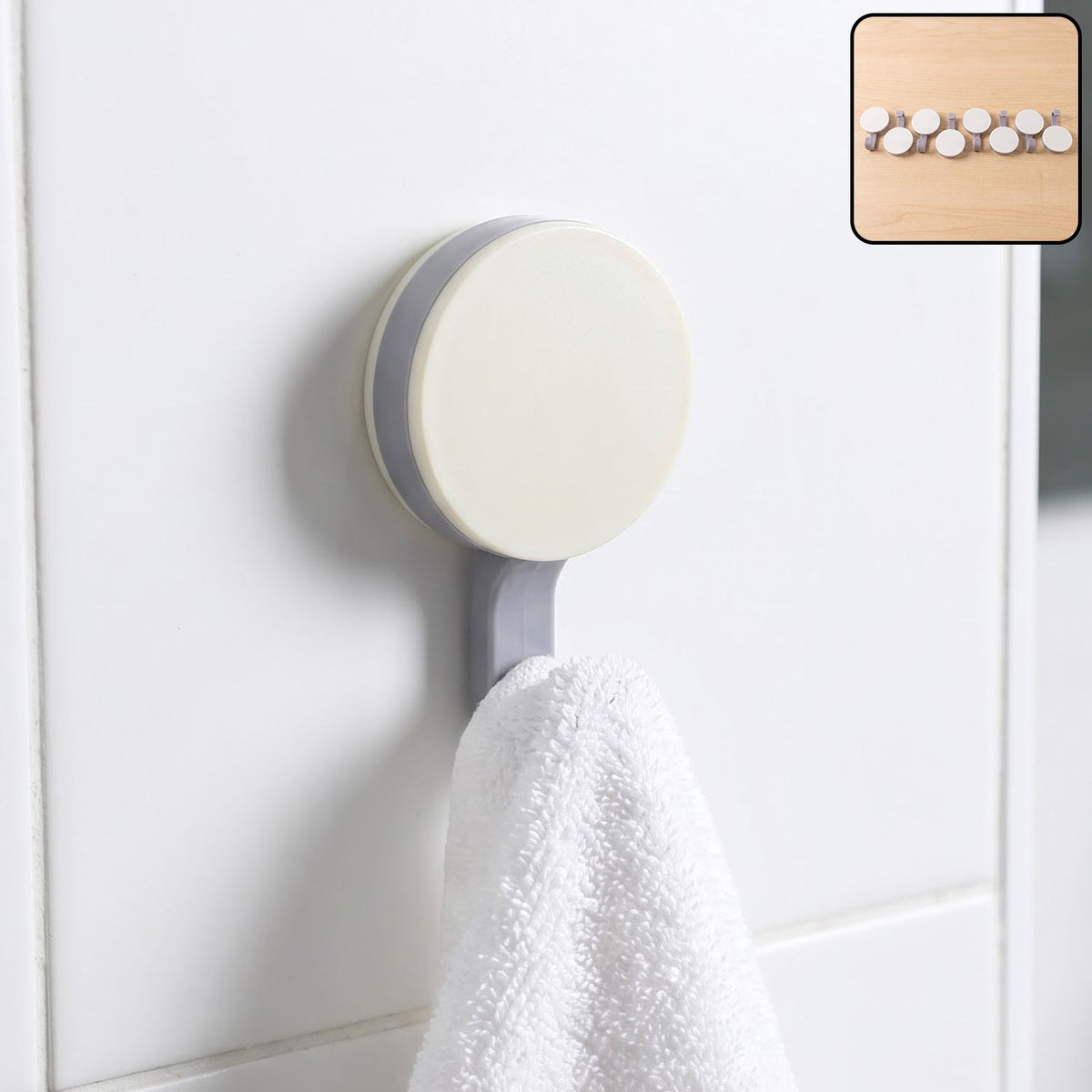 Self-Adhesive Wall Hooks – 8 Pc