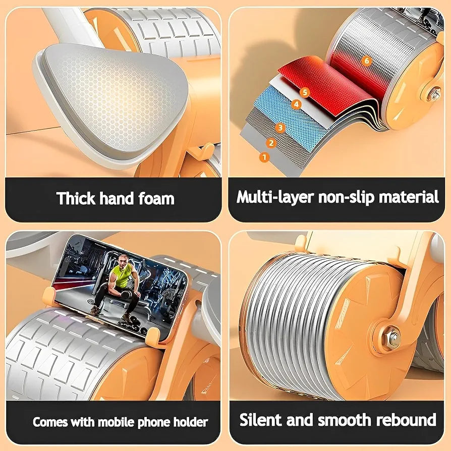Automatic Rebound Ab Roller