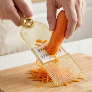 4-in-1 Multifunction Vegetable Cutter & Grater – Easy Slicing, Shredding & Gratin