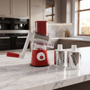 Manual Rotary 3-Drum Vegetable Grater