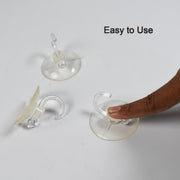 Transparent Suction Cup Wall Hooks
