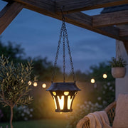 Solar Powered Hanging Lantern for Garden, Balcony & Outdoor Decor
