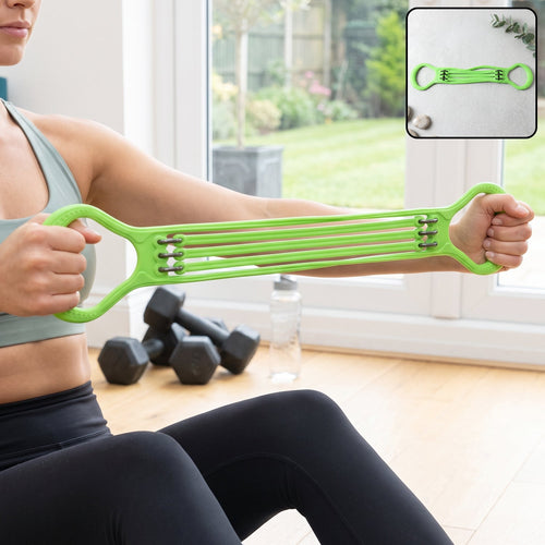5-Tube Silicone Chest Expander