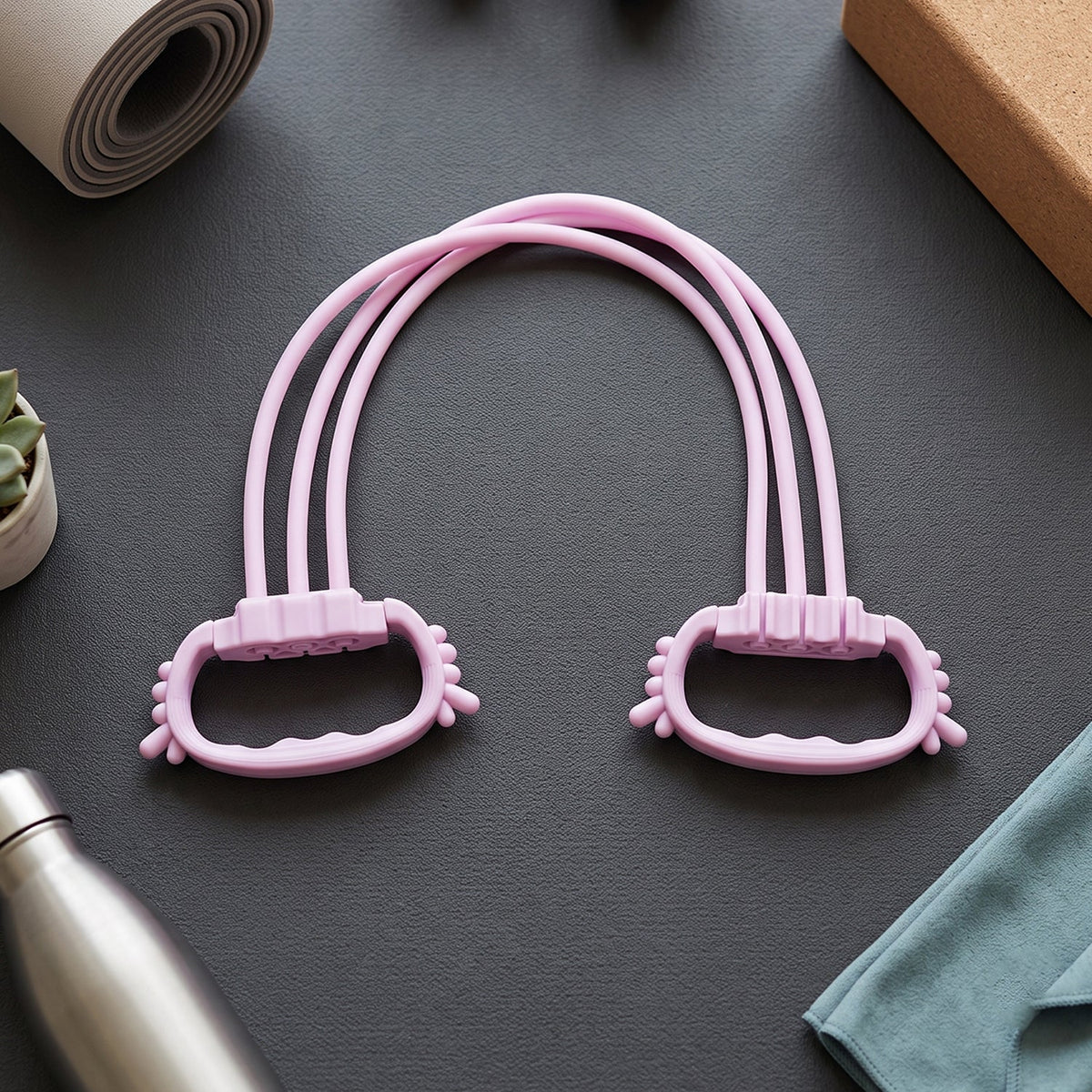 Multifunctional 3-Tube Chest Expander