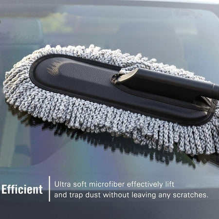 Retractable Handle Microfiber Car Duster