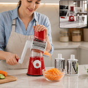 Manual Rotary 3-Drum Vegetable Grater